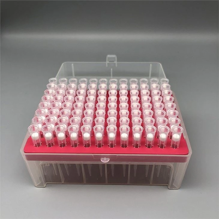 1000ul laboratorium medische universele micropipetten pipetfiltertips met rek