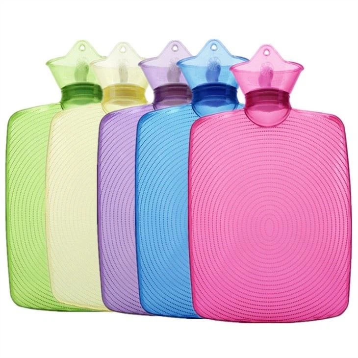 Home Top Premium klassieke rubberen warmwaterkruik, ideaal voor pijnverlichting, warme en koude therapie (500-2000 ML, kleur kan worden gekozen)