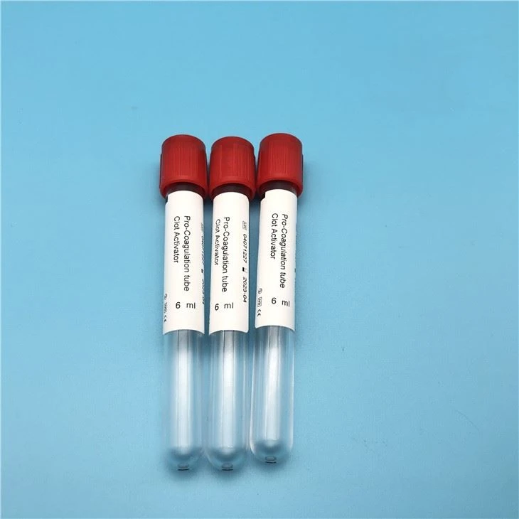 Transparante polypropyleen buizen voor bloedafname in laboratorium